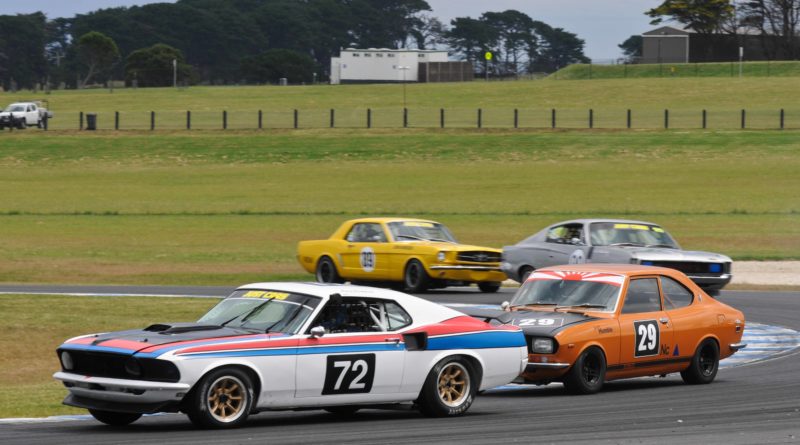 Andy Clempson claimed his first Fastback win in the Trophy Race