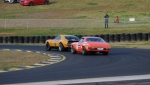 John Bowe in the Jane Monaro sniffs Glenn Seton in the Thompson Camaro