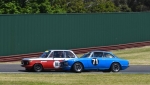 The Gabriel Digenis BMW and Rob Burns Alfa battles were very tight at the front