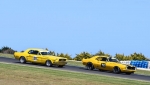 Yellow-fever-Trevor-Talbot_s-Camaro-and-John-Harrison_s-289-Mustang.-Phil-Wisewould-photo