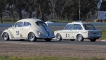 Gary-Sheehan_s-VW-and-Callum-Ross_s-Hillman-Imp-at-Winton.-Phil-Wisewould-photo.