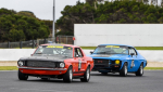 1_HTCAV-President-Chris-Stern_s-Trans-Am-leads-good-mate-Nathan-Gordon_s-Monaro