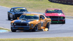 Joe-Calleja_s-Fastback-spits-flame-to-ward-off-Brent-Trengrove_s-Camaro-and-Pete-Meuleman_s-Mustang.