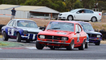 Tight-Vic-trio-Peter-McNiven-Mazda-Andrew-Williams-Torana-and-Darren-Hossack-Mazda-head-SA_s-Josh-Axford-BDA-Escort