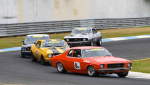 Aussie-muscle-David-Tessari_s-Monaro-heads-the-American-iron-of-Talbot-Mewett-and-Beard