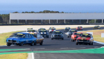 Andrew-Williams_-Torana-and-Jason-Humble_s-Mazda-fought-tooth-and-nail-all-weekend